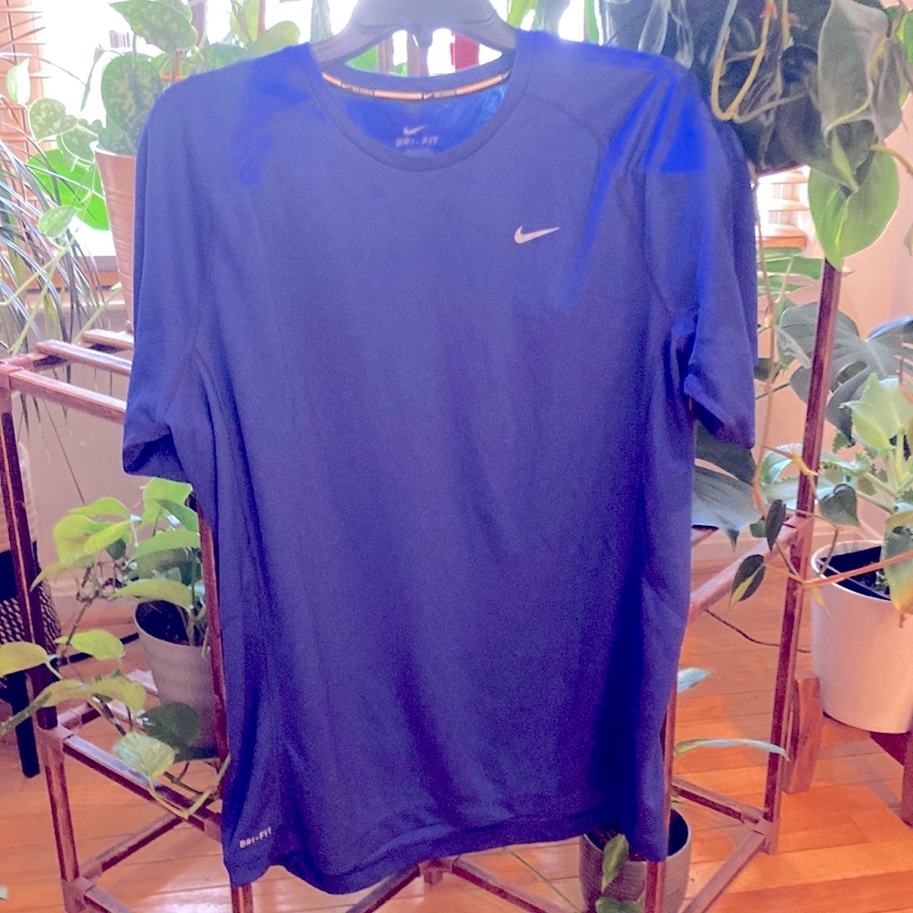 Nike Dri-Fit Blue Athletic T-shirt